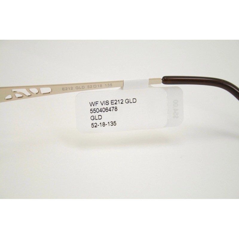 Visage NEW Visage E212 Gold Womans Prescription Eyeglass Frames MSRP