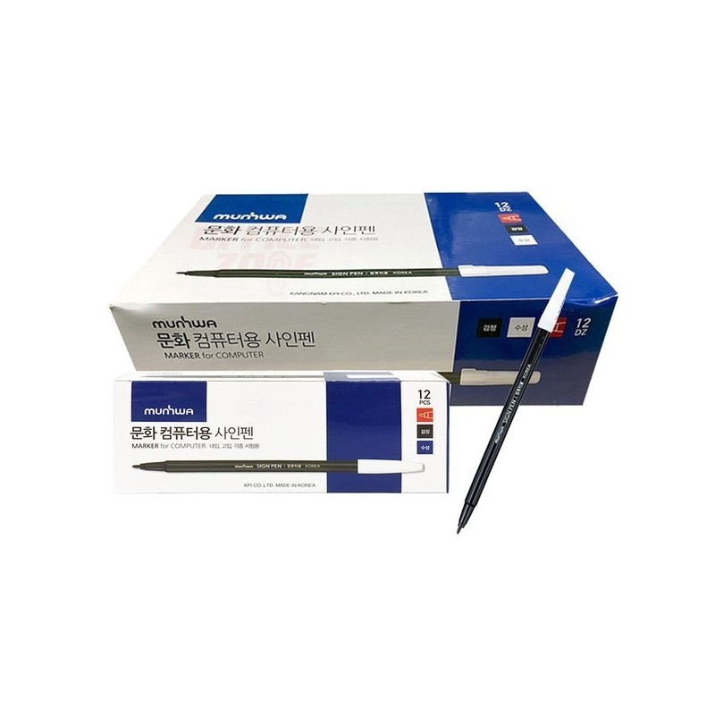 Munhwa Nexpro Computer-Use Sign Pens 12 Pens x 12 Sets
