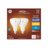 GE Relax 2-Pack 65 W Equivalent Dimmable Soft White Br30
