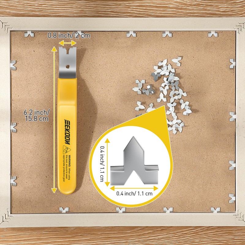 Feekoon Glazier Point Driver, Glazier Setting Tool with 100 Push