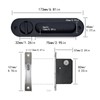 betensh Sliding Door Lock Sliding Door Handle with Key Door