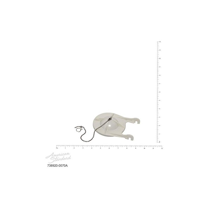 American Standard 738920-0070A 3-Inch Flapper Assembly, White