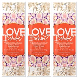 Swedish Beauty LOVE BOHO FESTIVAL FEVER HOT DHA Copper Caramel Bronzer 3 PACKETS