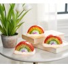 Valerie Parr Hill Set of 3 Illuminated Mercury Glass Rainbows