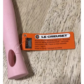Le Creuset Pink LE CREUSET 12.75" Long Revolution All Silicone Sturdy Spatula NWT Utensil