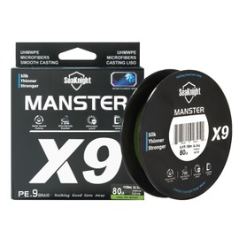 SeaKnight X9 línea Trenzada de 9 Hilos de Polietileno Trenzado – Altamente Resistente a la abrasión, Gran Fuerza de Nudo, diámetro Ultrafino, Mejor Resistencia al Color, línea de Pesca para Agua