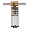 DC Gear Motor, Double Shaft Worm Car Machine Reduction DC