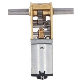 DC Gear Motor, Double Shaft Worm Car Machine Reduction DC 12V 1218 N20 Low for 60RPM Pneumatic Motors