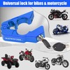 Matework Motorcycle Lock Anti Theft Heavy Duty, Motorcycle Handlebar with