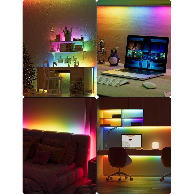 PAUTIX RGBIC USB COB LED Strip Pixel Addressable 5 V