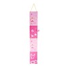 Children's Wooden Height Chart Pink Princesses for Girls Nursery