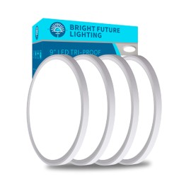 4pack 9 Inch Flush Mount Ceiling Light, 18w Led Ceiling Light, 3000k/4000k/6000k Selectable 1860lm Ceiling Light, Super Slim Led Light Fixture for Bedroom Kitchen Living Dining Room Office