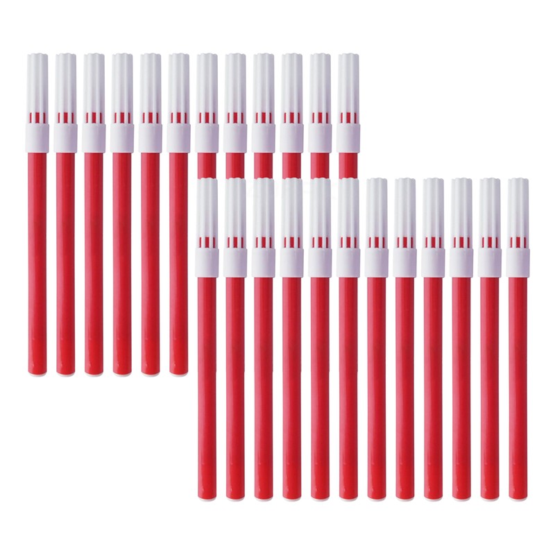 iSketchO Felt Tip Colouring Pens, RED, Pack of 24, Fibre