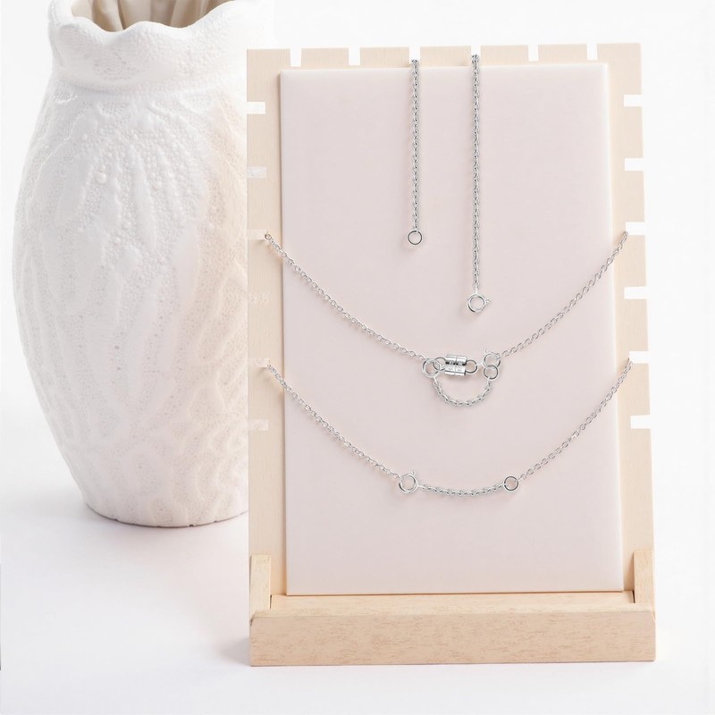 925 Sterling Silver Necklace Extender and Clasps - Jewelry Extender