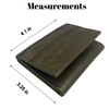 Genuine Leather Slim Classic Trifold Men Wallets RFID Blocking USA