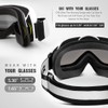 OutdoorMaster OTG Ski Goggles - Over Glasses Ski/Snowboard Goggles for