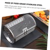 Mipcase Stainless Steel Rotisserie Grill Basket with Movable Door Versatile