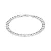 Tuscany Silver Men's Sterling Silver 6mm Curb Bracelet of 23cm/9"