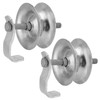 SPARKWHIZ Sliding Gate Rollers 5" Steel Pipe Track Roller Galvanized