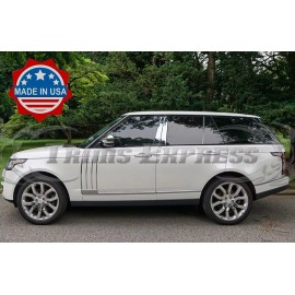 Made in USA - Trims Express 2014-2021 Land Rover Range Rover/HSE 6Pc Chrome Pillar Post Stainless Steel Trim