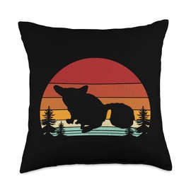 Bush Baby Bush Babies Animal Design Bush Baby Retro Throw Pillow, 18x18, Multicolor