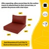 AAAAAcessories Outdoor Deep Seat Cushions for Patio Furniture, Waterproof Replacement