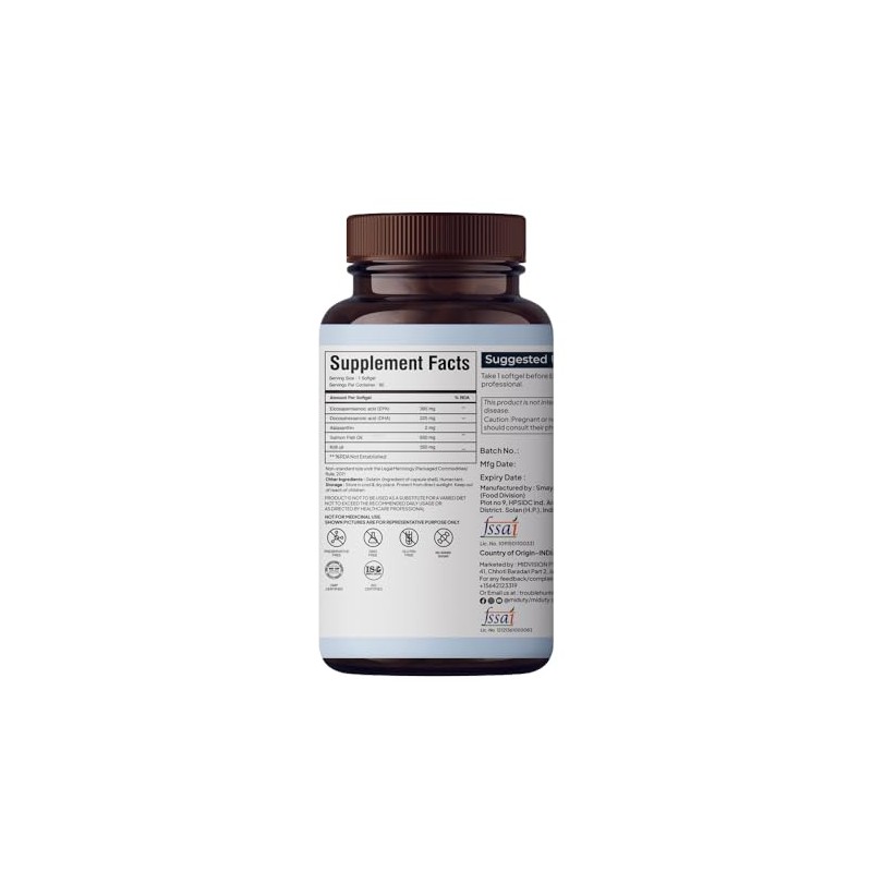 Aceite de krill Miduty de Palak Notes - Aceite de