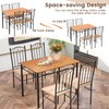 Tangkula Dining Table Set for 4, Dining Room Table Set