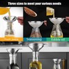 Stainless Steel Funnel 3 Pcs, Food Grade Funnels for Kitchen