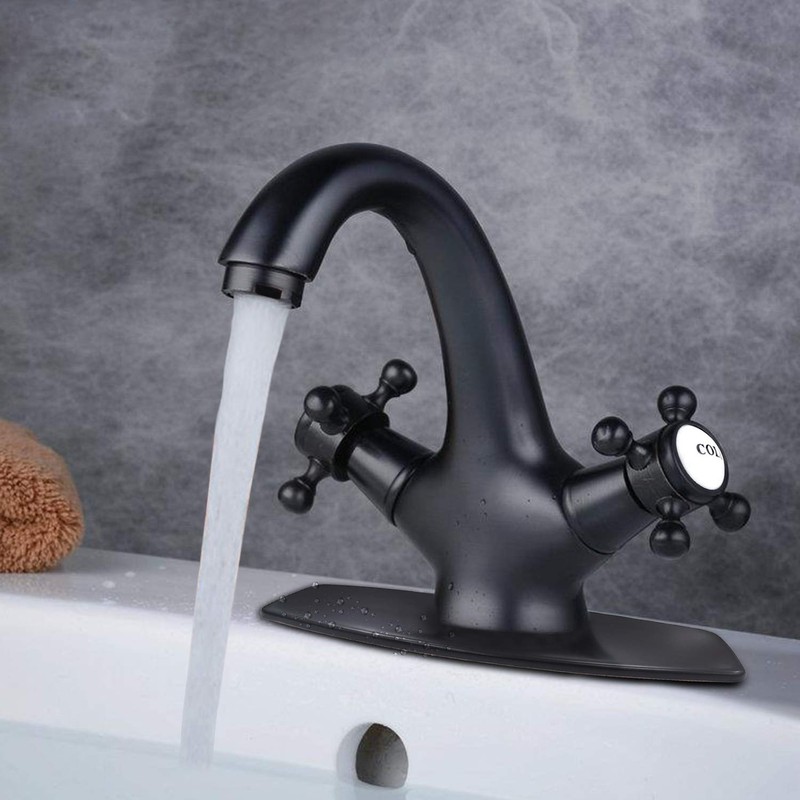 Aolemi Bathroom Sink Faucet Oil Rubbed Bronze Single Hole Double