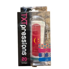 TXTPRESSIONS Adhesive Gotta Bandages Smiley Face Latex-Free 3/4"x3" 20ct NEW! 1b