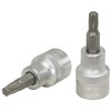 '3/8 Inch Torx Drill Bit Socket T40 without Bore, Matt