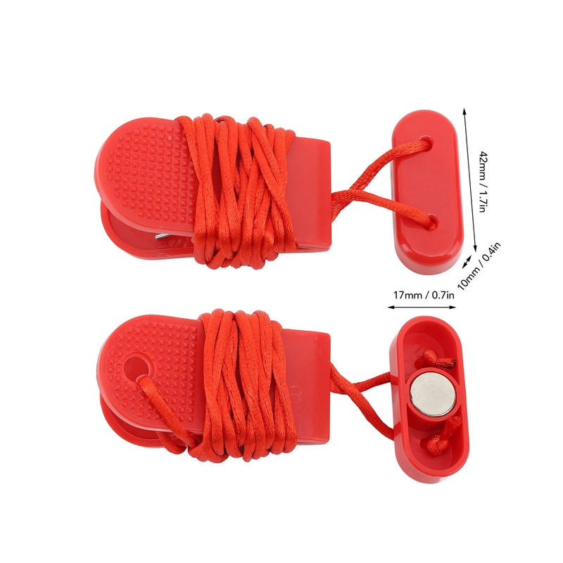 4Pcs Treadmill Universal Safety Key Easy to Use Treadmill Security