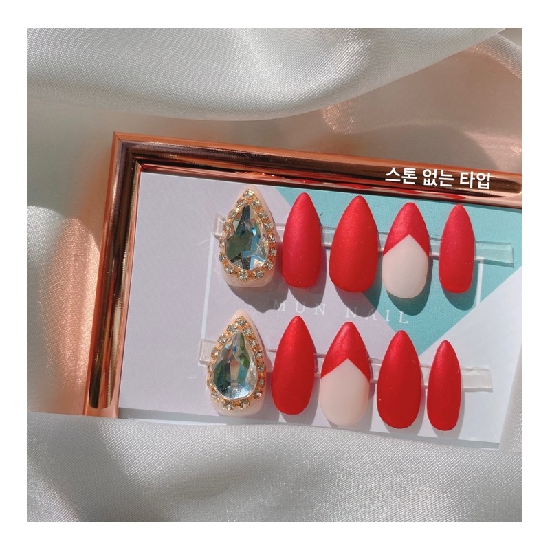 MunNail Apple Princess - Long Oval / MunNail 사과공주 -
