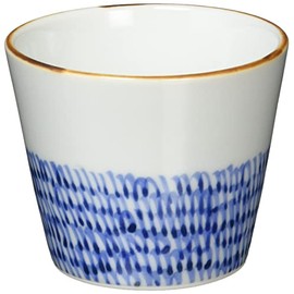 Yoshida Ware 60437 Aochen Pottery, Buckwheat Porch, Japanese Arabesque