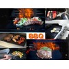 BBQ Grill Mat Set - 2 Pack Reusable, Easy Clean,