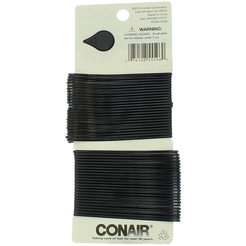 Conair Xtra Long Black Bobby Pins - 48Ct