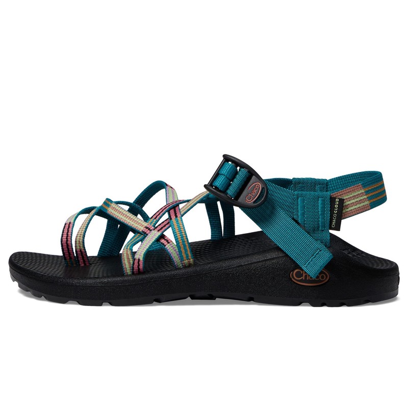 Chaco Women's Zcloud X2 Sandal, Line hang teal, 5 UK