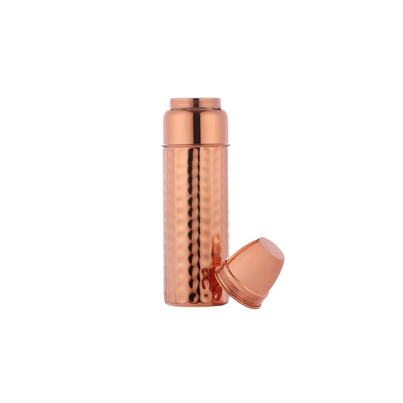 Ancient Impex Pure Copper Hammered Thermos For Ayurvedic Benefits |