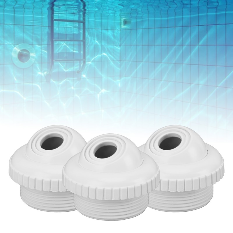 3PCS Pool SPA Jet Nozzles Water Directional Flow Inlet Swimming