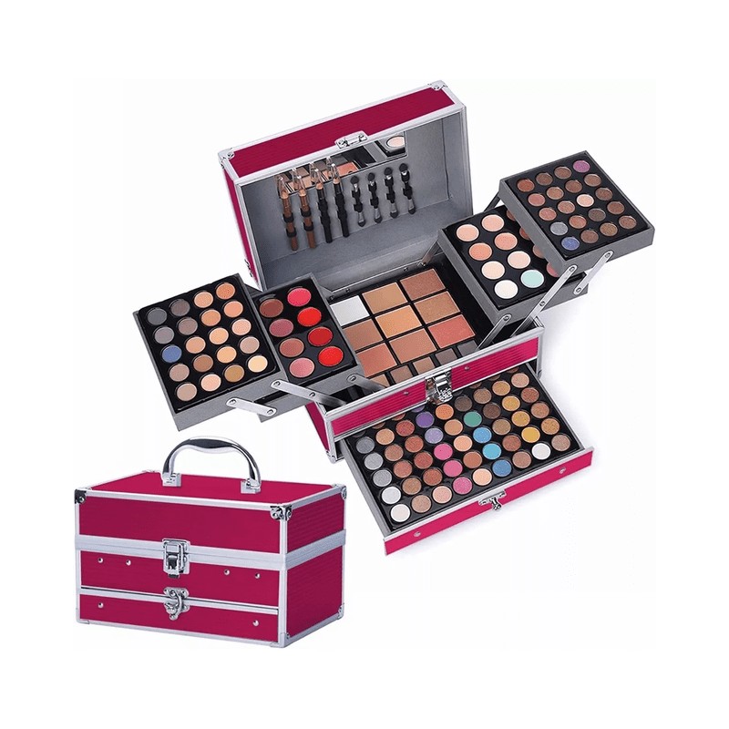 Kit De Maquillaje Maletin Rosa