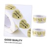 jojofuny Heart Shape Golden Thank You Stickers Roll Creative Baking