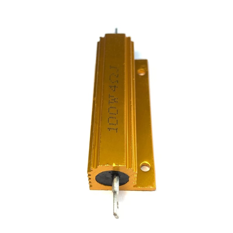 PENGLIN 2pcs 100W 4 Ohm Aluminum Shell Resistor Aluminum Case