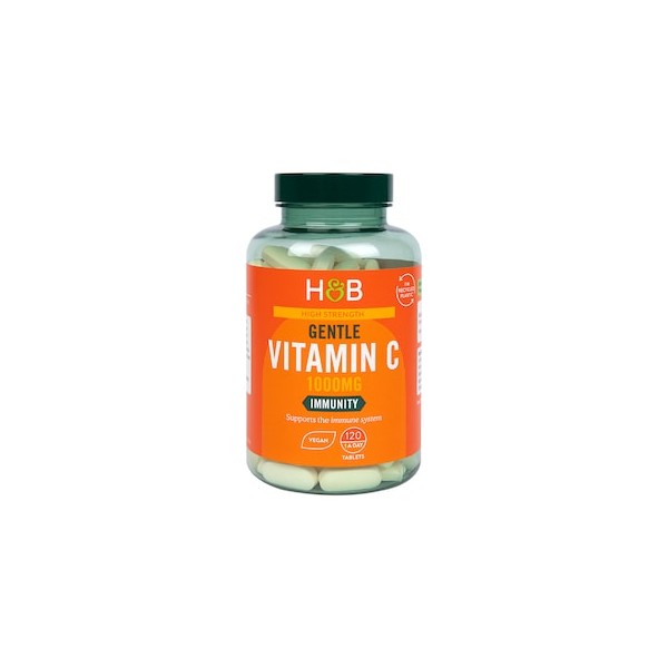 Holland & Barrett High Strength Gentle Vitamin C 1000mg 120 Tablets