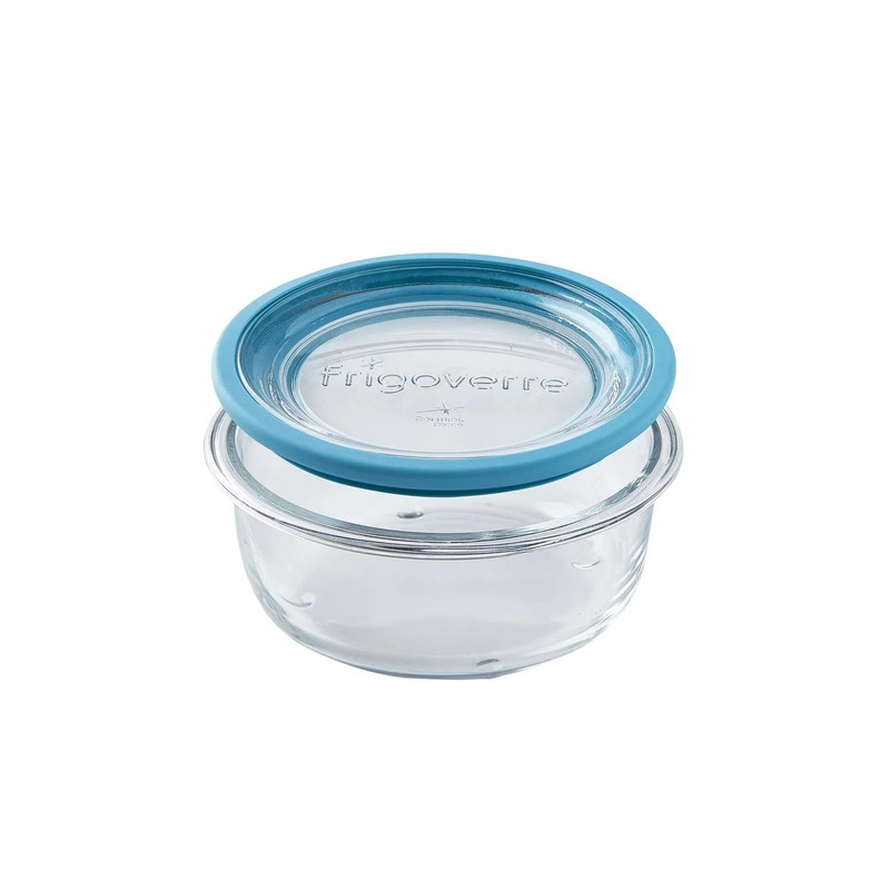 Bormioli Rocco Frigoverre Future Round Containers Set of 2, 17.25