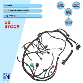 4C3Z-12B637-AA ECH006-FD-T ECH006-FD-2D Cable Assemblies Engine Wiring Harness for Ford Super Duty 6.0L F250-F550 2004 USNumber of Cores: selectable, Pins: 5P