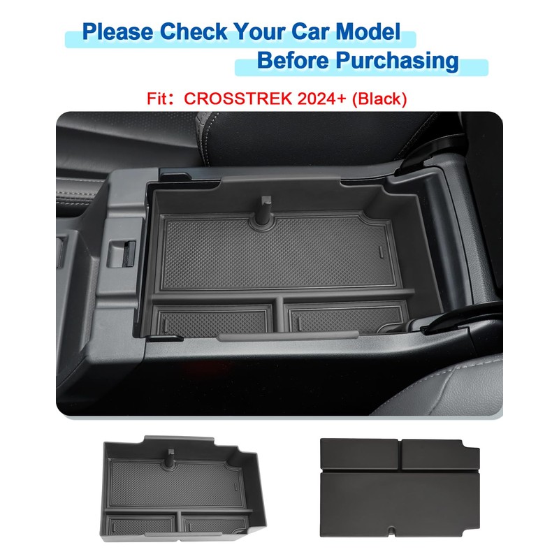 Coleya 2024 2025 Crosstrek Center Console Organizer for Subaru Crosstrek