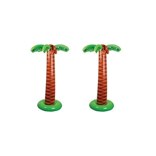 Rhode Island Novelty 66 Inch Inflatable Palm Trees, Set of