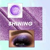 Purple Glitter Eyeshadow, Creamy Shimmer Eye Shadow, Liquid Eyeshadow for