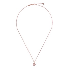Ted Baker Soltell Solitaire Sparkle Crystal Necklace For Women (Rose Gold Tone/Crystal)